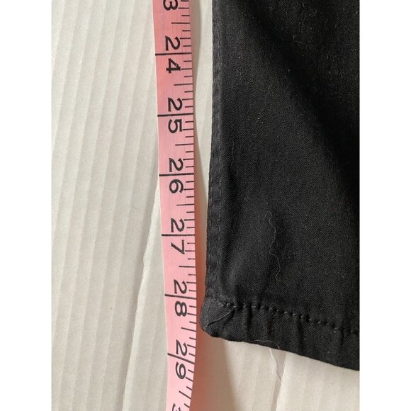 Red Bottoms Black High-Waist Booty-Lifting Stretch Jeans Size 22 Western Biker - Picture 12 of 15